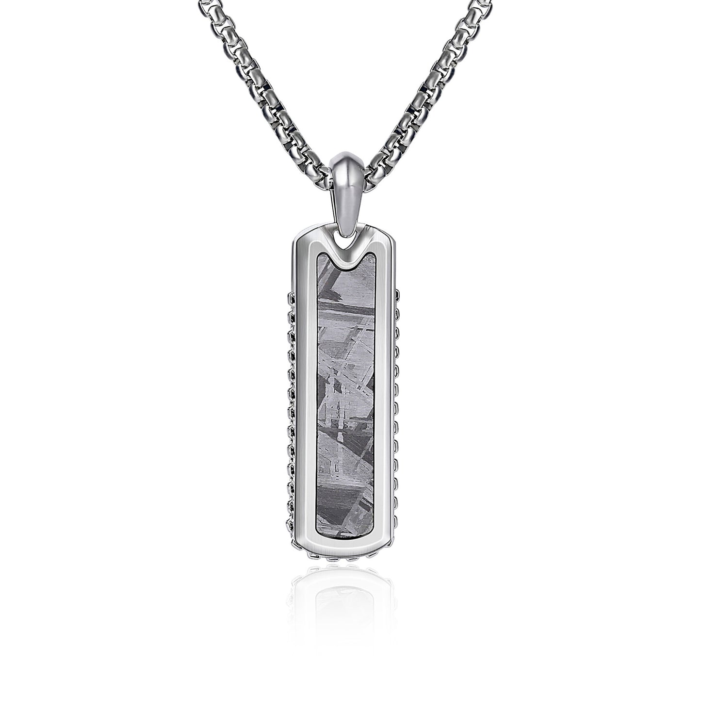 Meteorite Column Pendant Necklaces