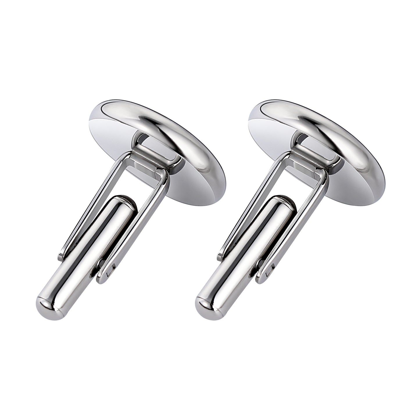 Sliver Steampunk Mens Cufflinks