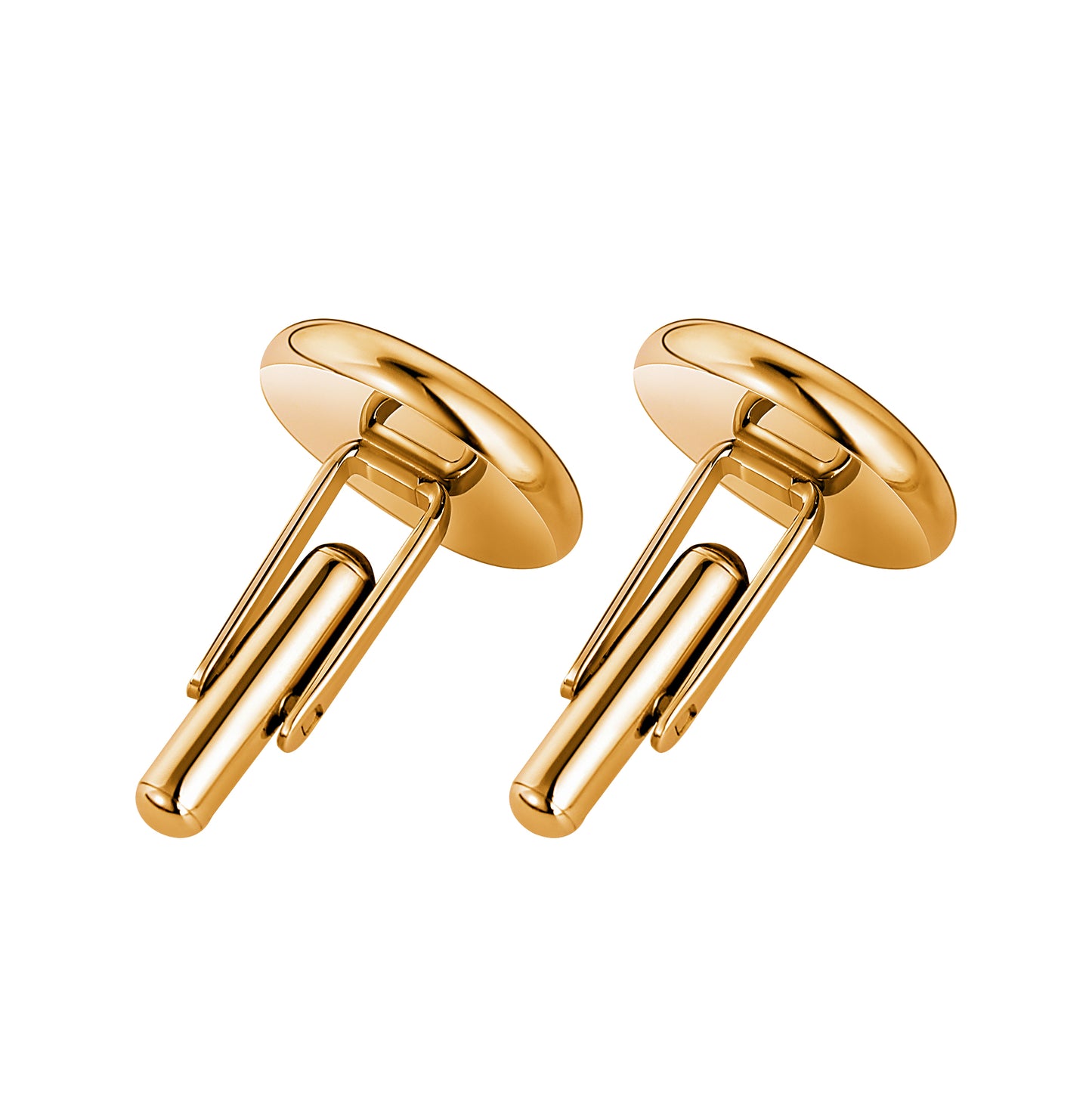 Gold Steampunk Mens Cufflinks